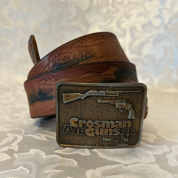 Century Canada Other - Vintage Crosman Air, Coleman Company, By Century Canada, hand-tooled belt